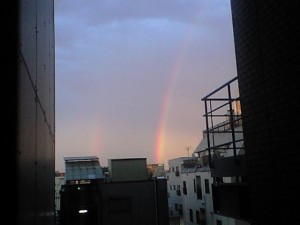 二重の虹